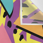 Memphis Pattern 21 - 80s / 90s Retro Wall Tapestry Gallery Image 3