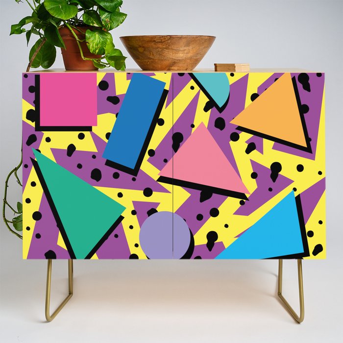 Memphis Pattern 21 - 80s / 90s Retro Credenza Gallery Image 1