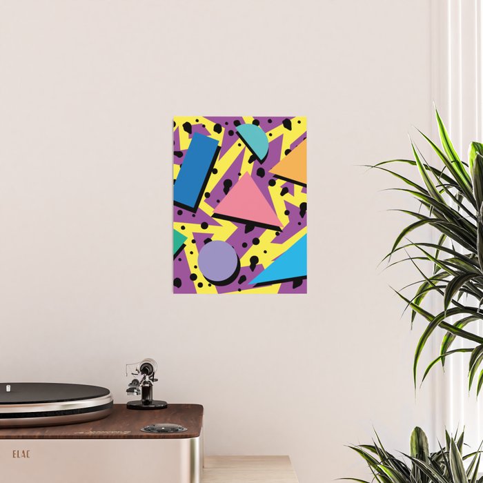Memphis Pattern 21 - 80s / 90s Retro Poster Gallery Image 2