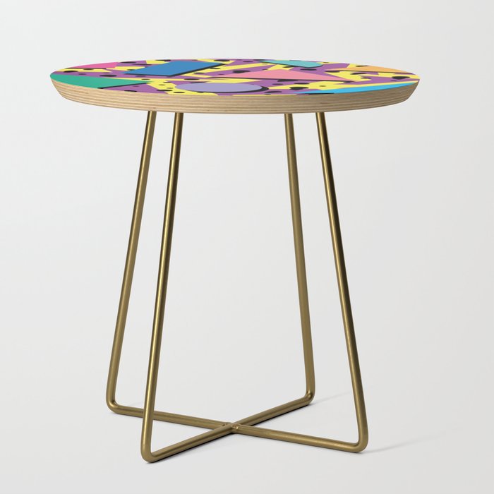 Memphis Pattern 21 - 80s / 90s Retro Side Table Gallery Image 1