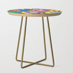 Memphis Pattern 21 - 80s / 90s Retro Side Table Gallery Image 1