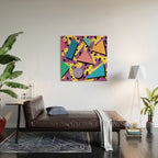 Memphis Pattern 21 - 80s / 90s Retro Wood Wall Art Gallery Image 2