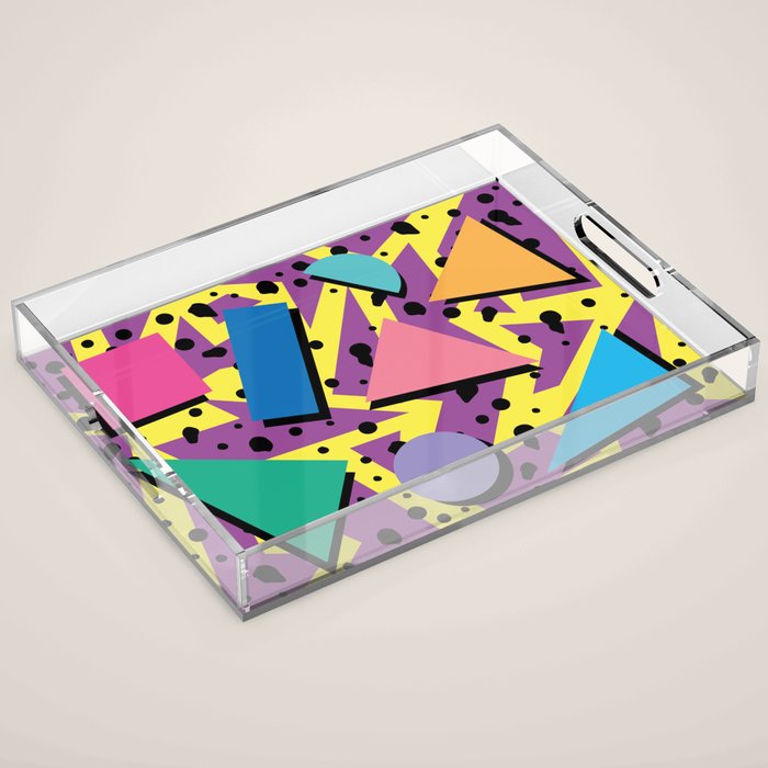 Memphis Pattern 21 - 80s / 90s Retro Acrylic Tray Gallery Image 1