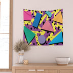 Memphis Pattern 21 - 80s / 90s Retro Wall Tapestry Gallery Image 2
