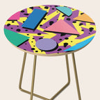 Memphis Pattern 21 - 80s / 90s Retro Side Table Gallery Image 2