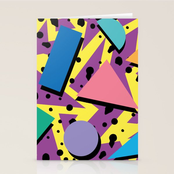 Memphis Pattern 21 - 80s / 90s Retro Stationery Card Gallery Image 2