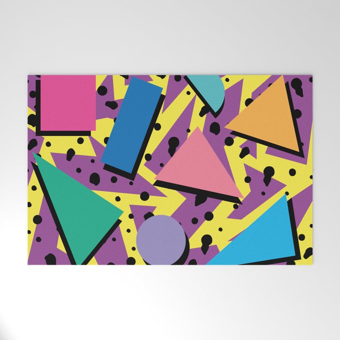 Memphis Pattern 21 - 80s / 90s Retro Welcome Mat Gallery Image 1