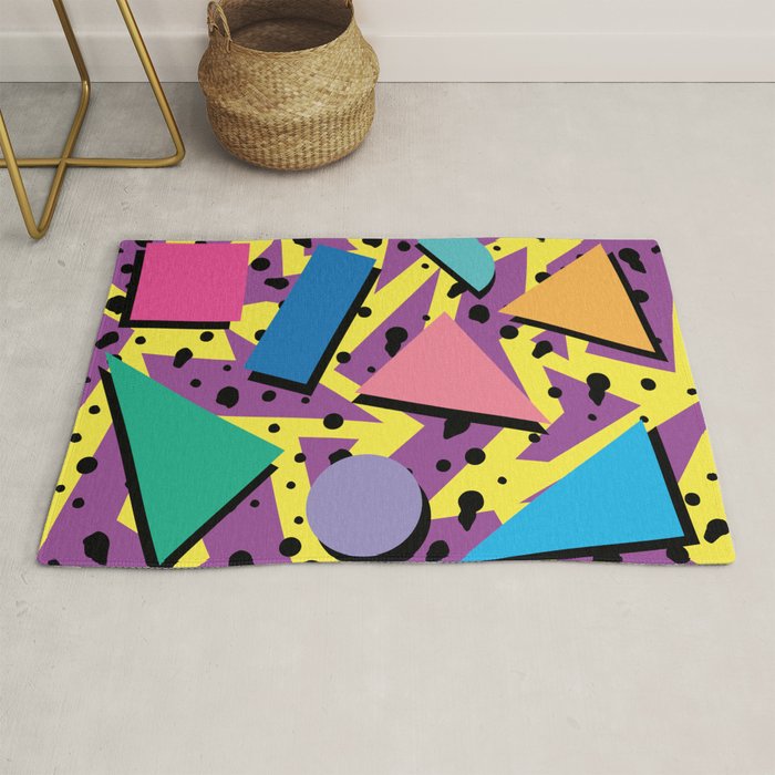 Memphis Pattern 21 - 80s / 90s Retro Rug Gallery Image 1
