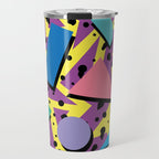 Memphis Pattern 21 - 80s / 90s Retro Travel Mug Gallery Image 1