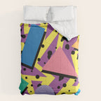 Memphis Pattern 21 - 80s / 90s Retro Comforter Gallery Image 6