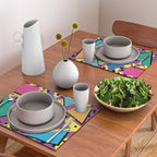 Memphis Pattern 21 - 80s / 90s Retro Placemat Gallery Image 2