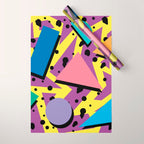 Memphis Pattern 21 - 80s / 90s Retro Wrapping Paper Gallery Image 1