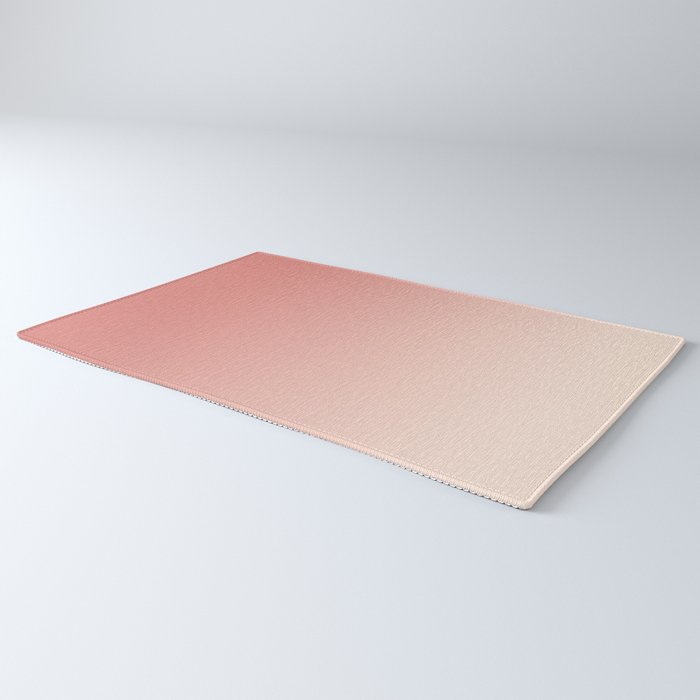 Ombre Pink Coral Rug Gallery Image 3