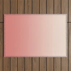 Ombre Pink Coral Outdoor Rug Gallery Image 1