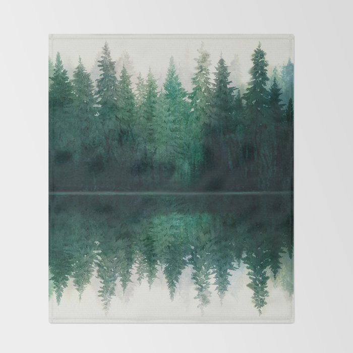 Reflection Throw Blanket Gallery Image 2