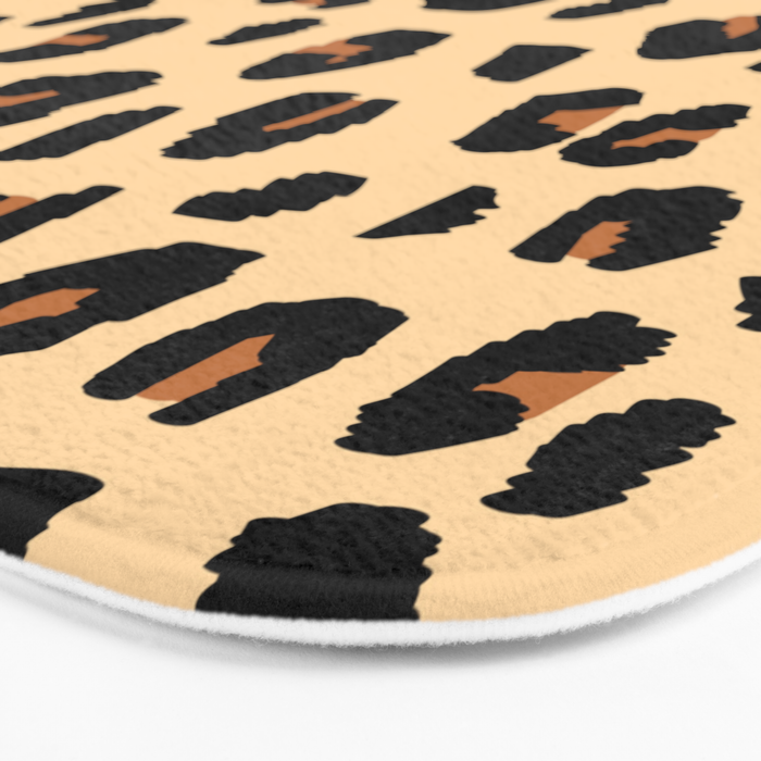 Leopard Print Bath Mat Gallery Image 3