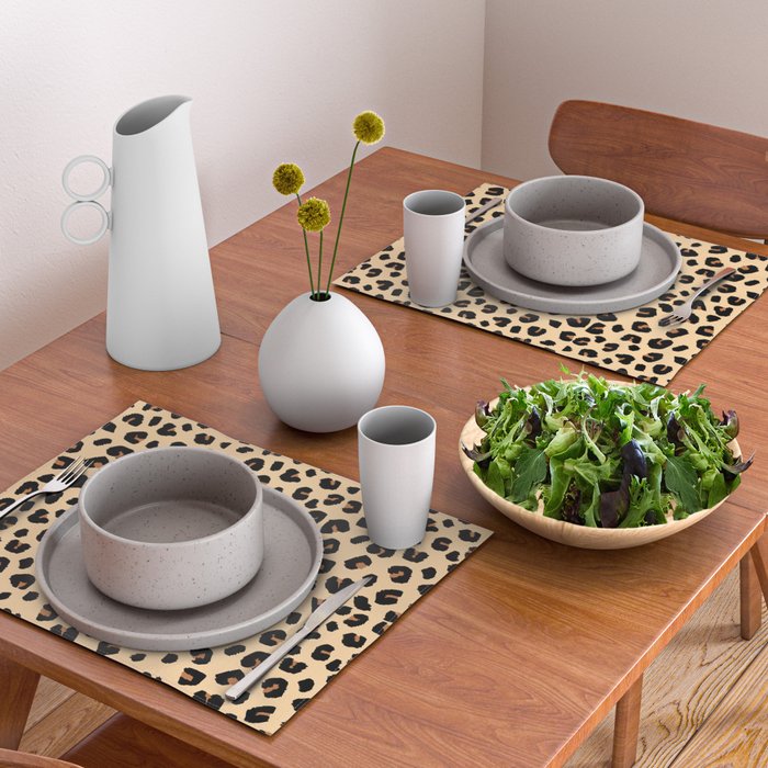 Leopard Print Placemat Gallery Image 2