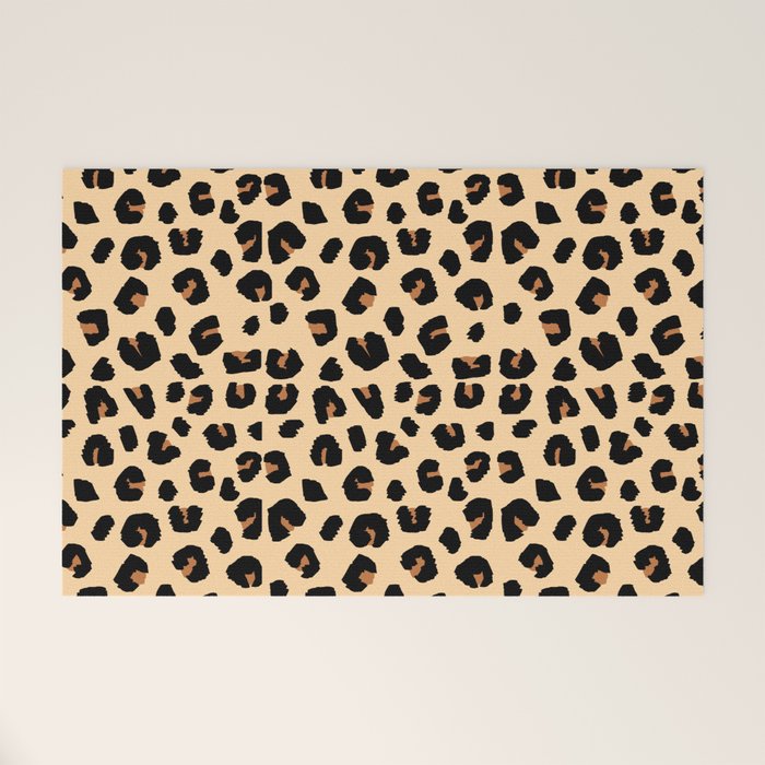 Leopard Print Welcome Mat Gallery Image 1