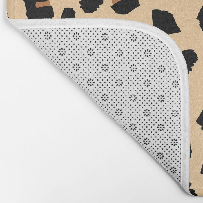 Leopard Print Bath Mat Gallery Image 2