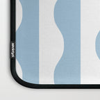 Classic Wavy Stripe Pattern 855 Light Blue Laptop Sleeve Gallery Image 3