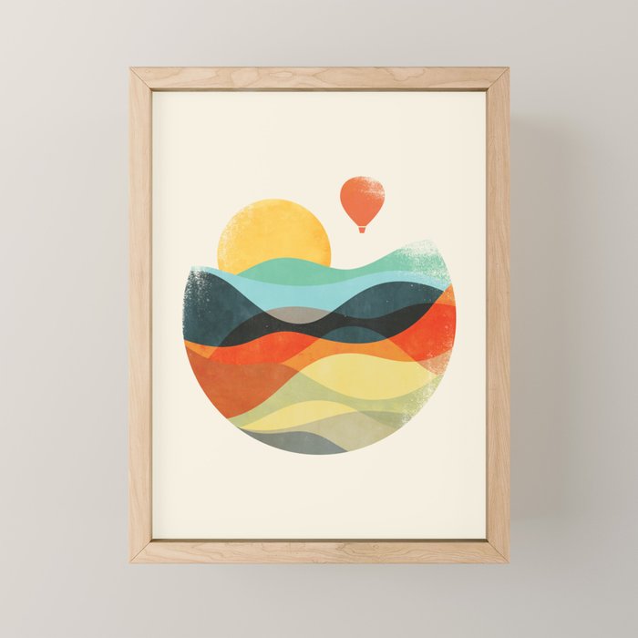 Let the world be your guide Mini Art Print Gallery Image 1