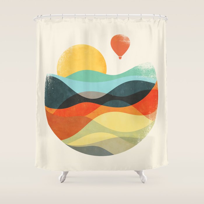 Let the world be your guide Shower Curtain Gallery Image 1