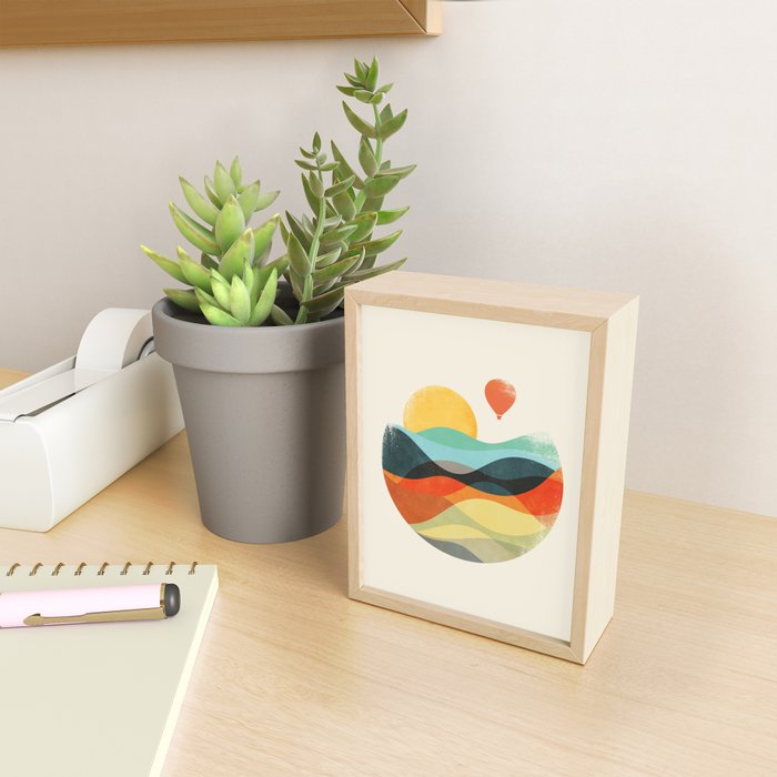 Let the world be your guide Mini Art Print Gallery Image 2