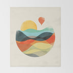 Let the world be your guide Throw Blanket Gallery Image 2