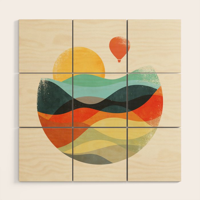 Let the world be your guide Wood Wall Art Gallery Image 1