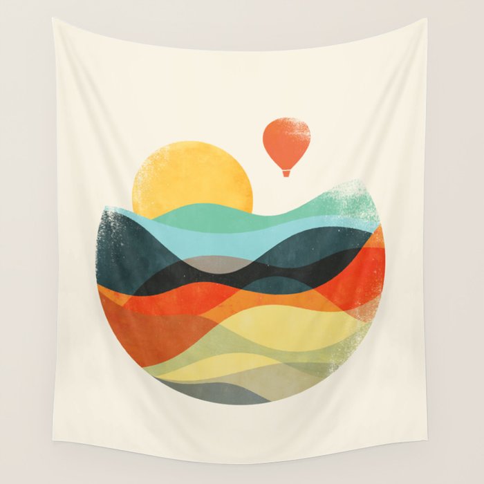 Let the world be your guide Wall Tapestry Gallery Image 1