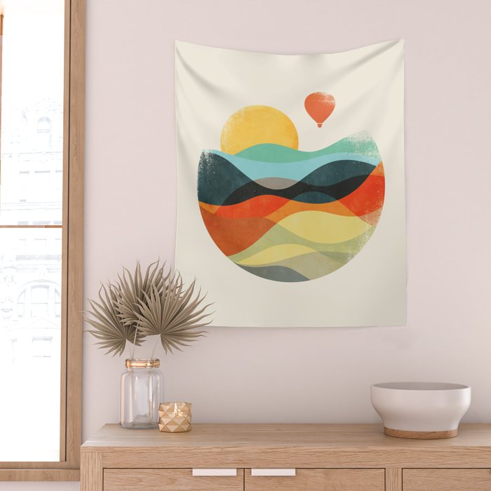 Let the world be your guide Wall Tapestry Gallery Image 2