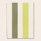 Textured Striped Pattern in Olive and Yellow Notebook Gallery Image 4