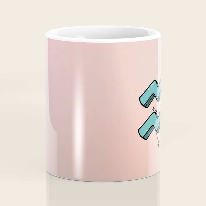 Aquarius Symbol Coffee Mug Gallery Image 4