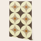 Retro Geometric Circle Pattern Wallpaper Gallery Image 2