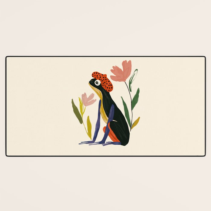 Parisian Frog Desk Mat Gallery Image 3