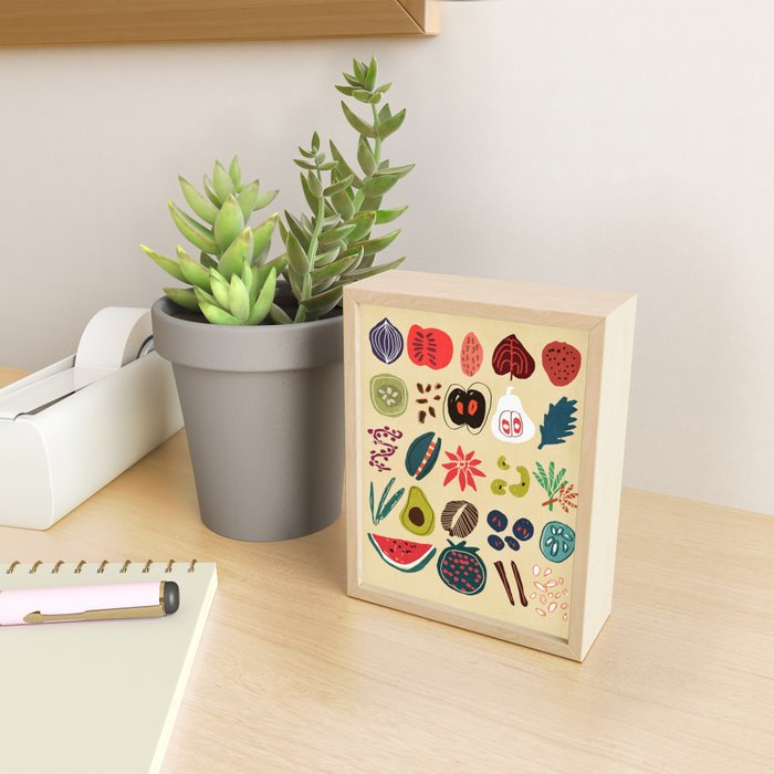 Fruit and Spice Rack Mini Art Print Gallery Image 2