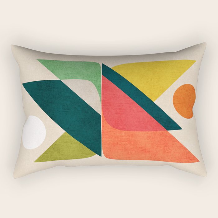 Reflection (of time and space) Rectangular Pillow Gallery Image 1