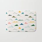 Cat Landscape 140: Meowtain range Bath Mat Gallery Image 1