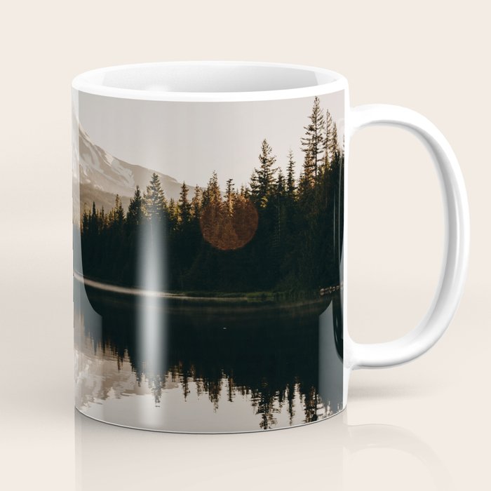 Mountain Lake Sunrise  - Pacific Northwest Adventure Coffee Mug Gallery Image 1