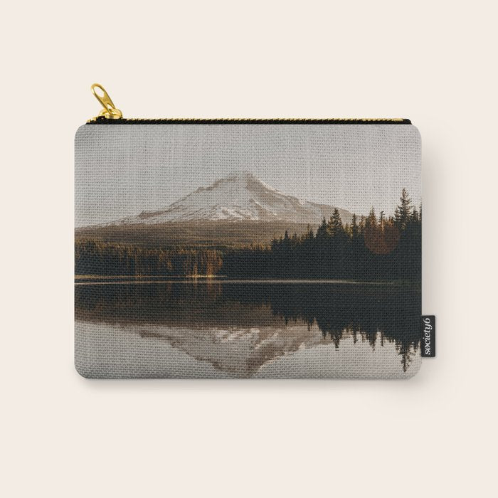 Mountain Lake Sunrise  - Pacific Northwest Adventure Carry All Pouch Gallery Image 1