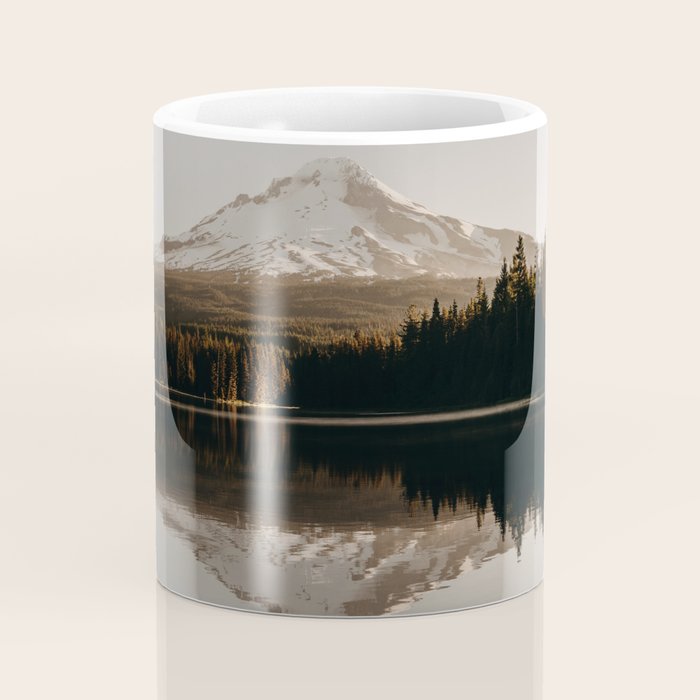 Mountain Lake Sunrise  - Pacific Northwest Adventure Coffee Mug Gallery Image 4