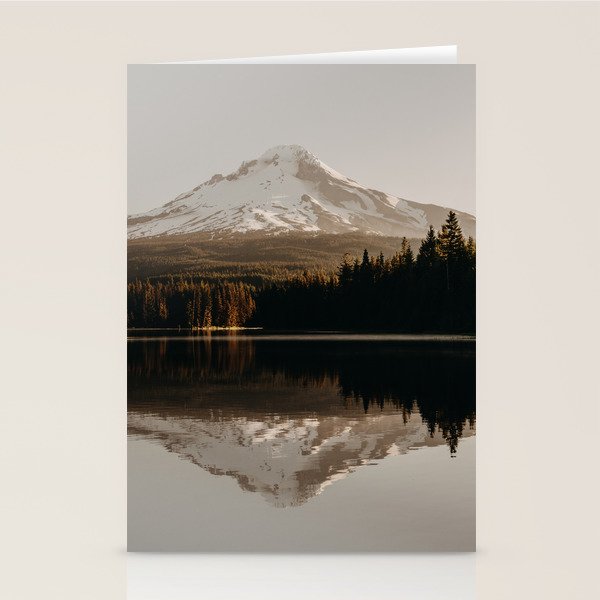 Mountain Lake Sunrise  - Pacific Northwest Adventure Stationery Card Gallery Image 2