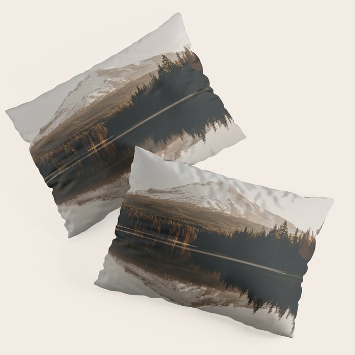 Mountain Lake Sunrise  - Pacific Northwest Adventure Pillow Sham Gallery Image 3