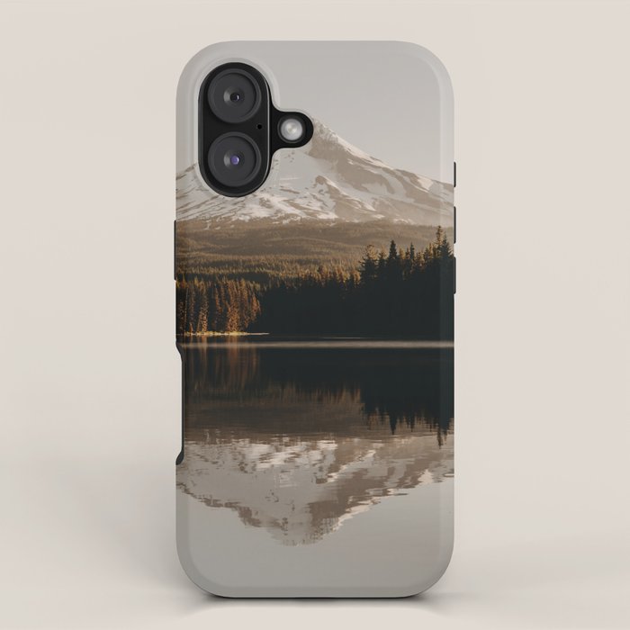 Mountain Lake Sunrise  - Pacific Northwest Adventure iPhone Case Gallery Image 1