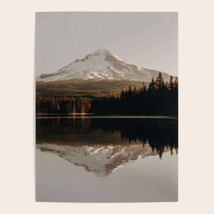 Mountain Lake Sunrise  - Pacific Northwest Adventure Poster Gallery Image 1