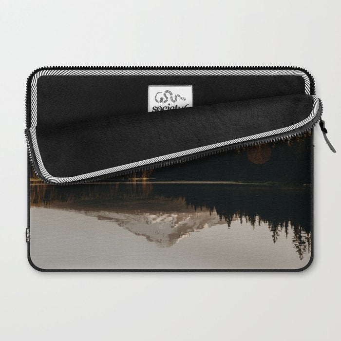 Mountain Lake Sunrise  - Pacific Northwest Adventure Laptop Sleeve Gallery Image 2