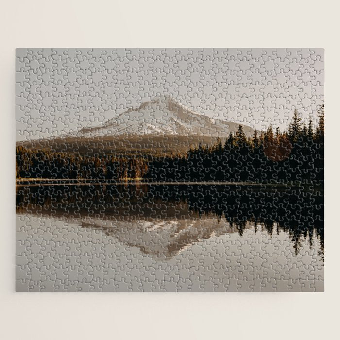 Mountain Lake Sunrise  - Pacific Northwest Adventure Jigsaw Puzzle Gallery Image 1