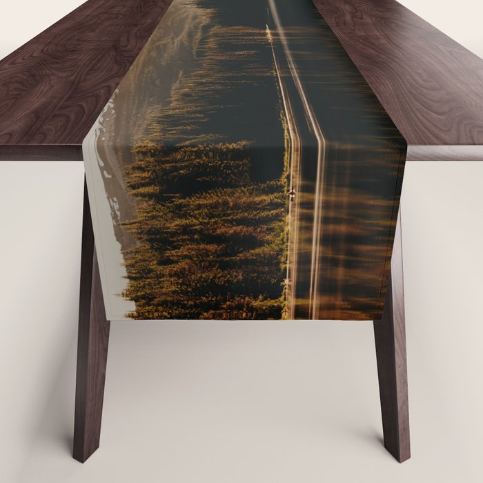 Mountain Lake Sunrise  - Pacific Northwest Adventure Table Runner Gallery Image 1