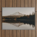 Mountain Lake Sunrise  - Pacific Northwest Adventure Outdoor Rug Gallery Image 1