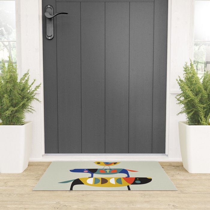 Skate dog Welcome Mat Gallery Image 3